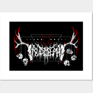 Black Metal Rudolph Posters and Art